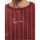 Karl Kani Ανδρικό φούτερ Small Signature Logo Pinstripe Crew
